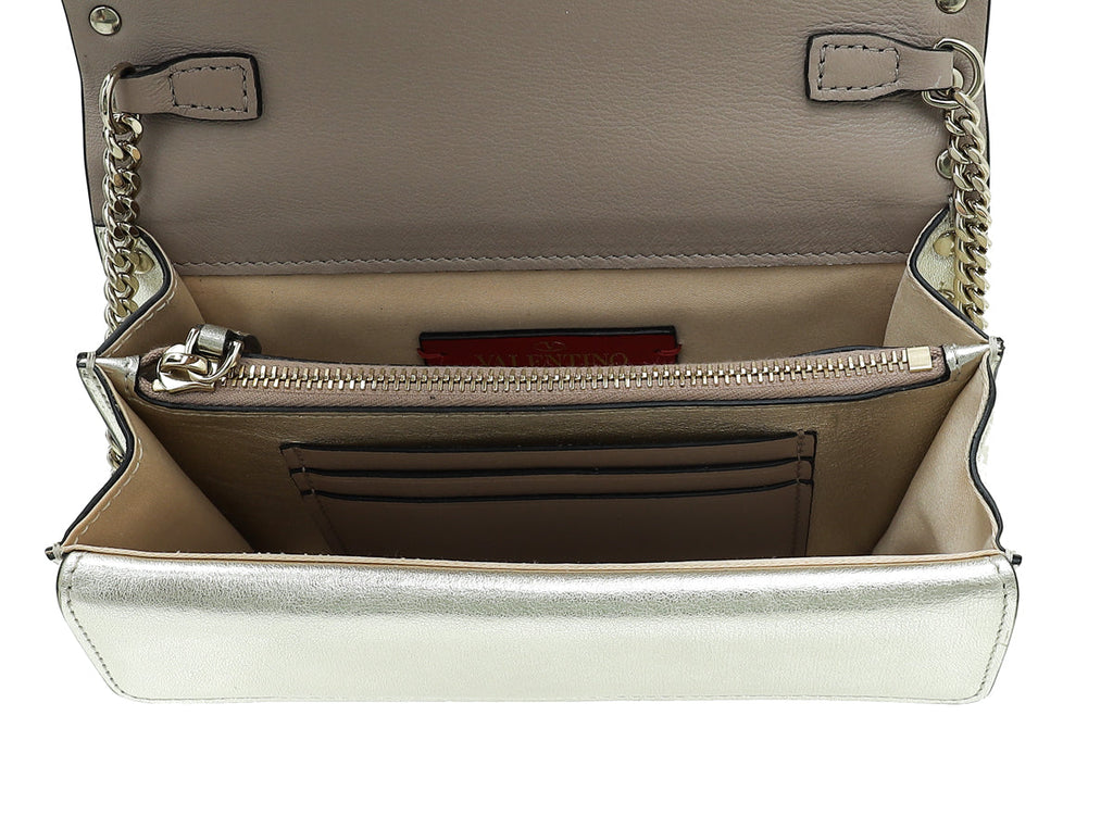 Valentino Skin Rockstud Mini Chain Crossbody Bag