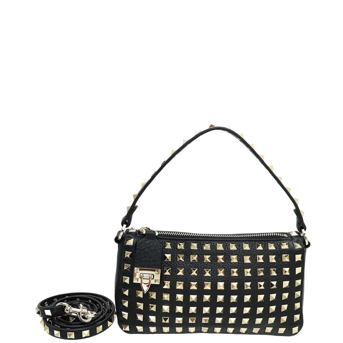 Valentino Black Rockstud Small Crossbody