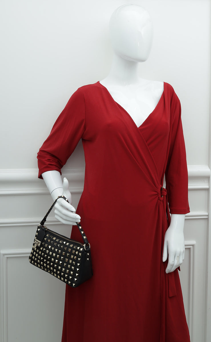 Valentino Black Rockstud Small Crossbody