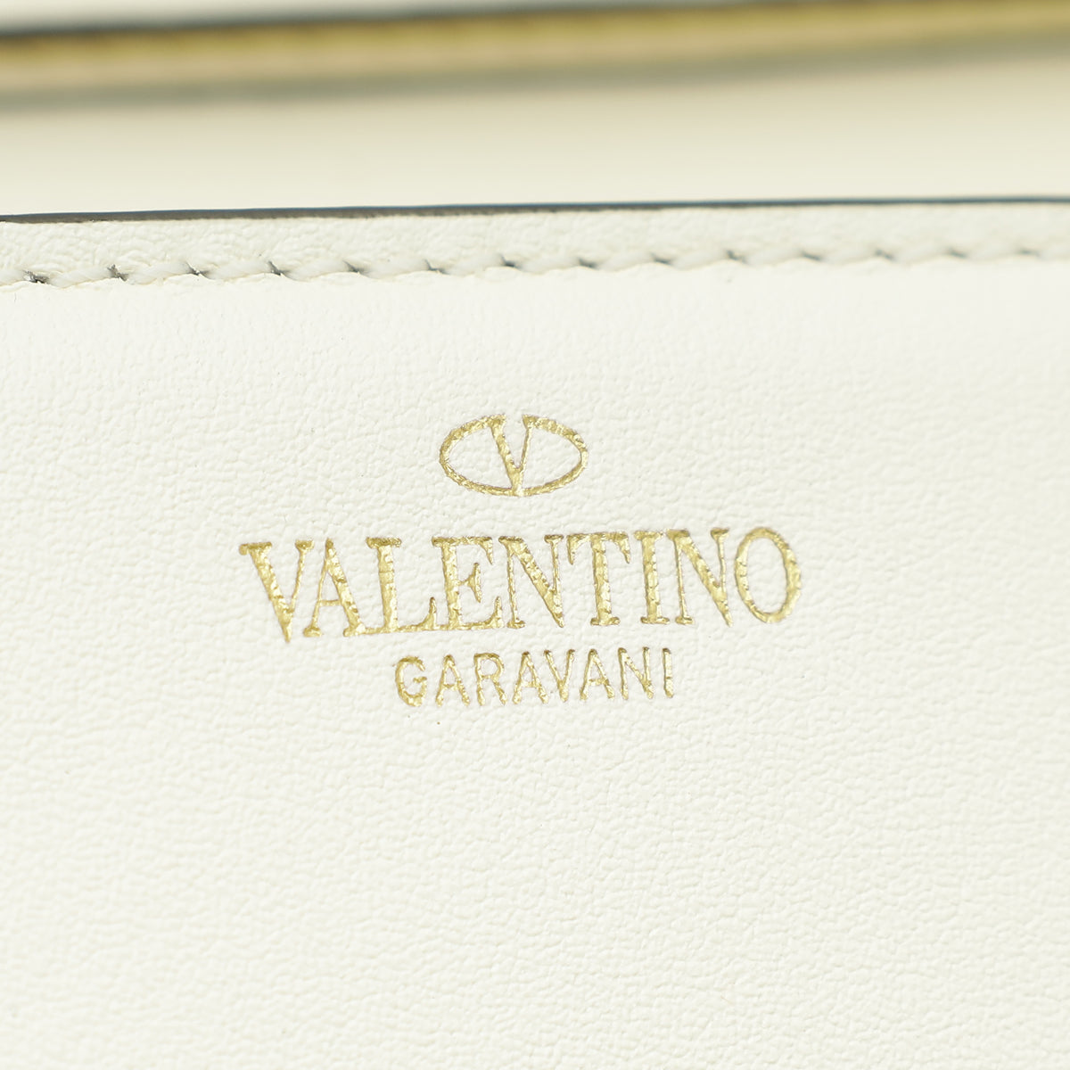 Valentino Off White Locò Floral Applique Flap Bag