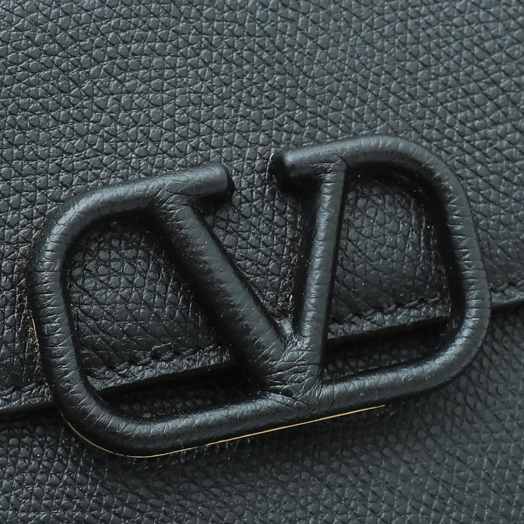 Valentino Black VSling Vertical Pouch