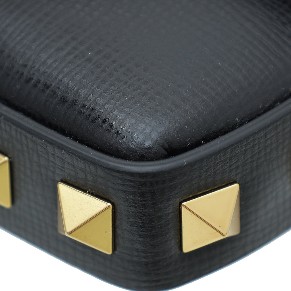 Valentino Black Mini Rockstud Pouch
