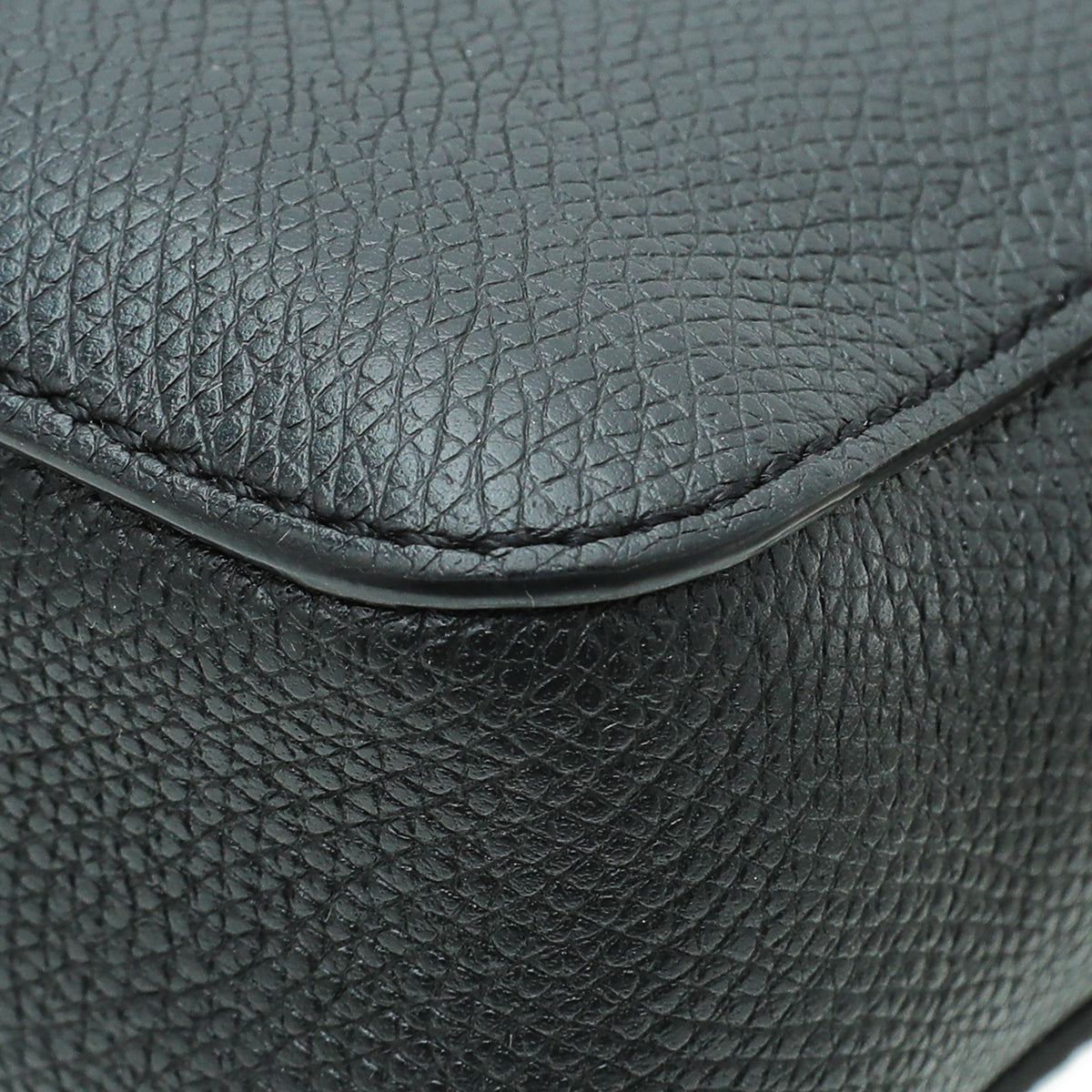 Valentino Black VLOGO Double Zip Chain Crossbody Bag