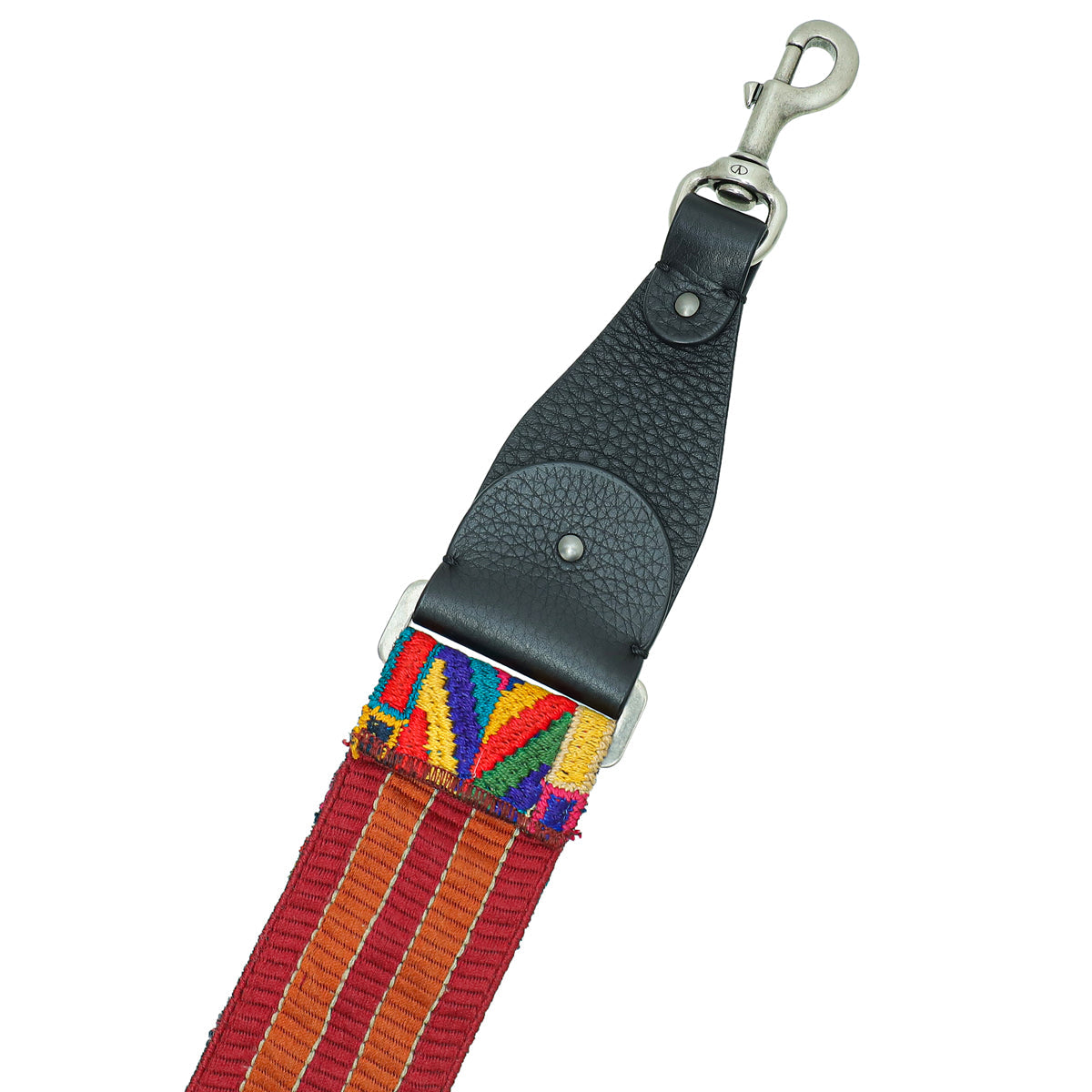 Valentino Black Multicolor Native Couture Guitar Bag Strap