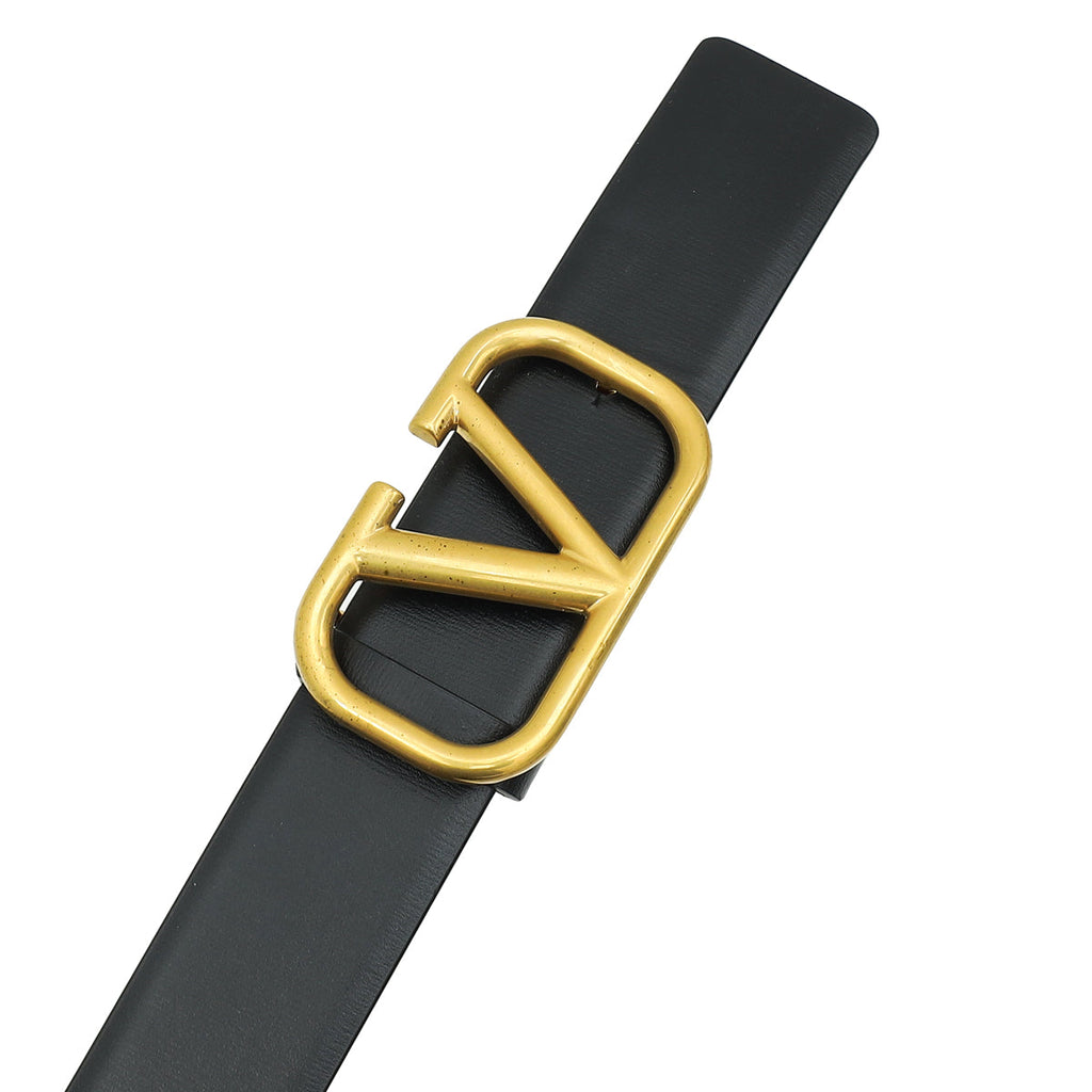 Valentino Bicolor Reversible VLogo Signature Small Belt 36