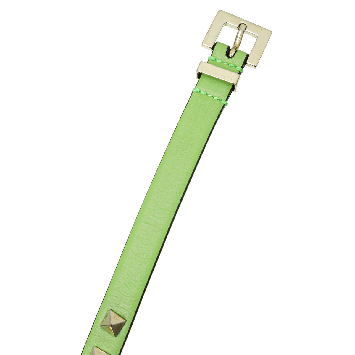 Valentino Green Rockstud Slim Belt 36