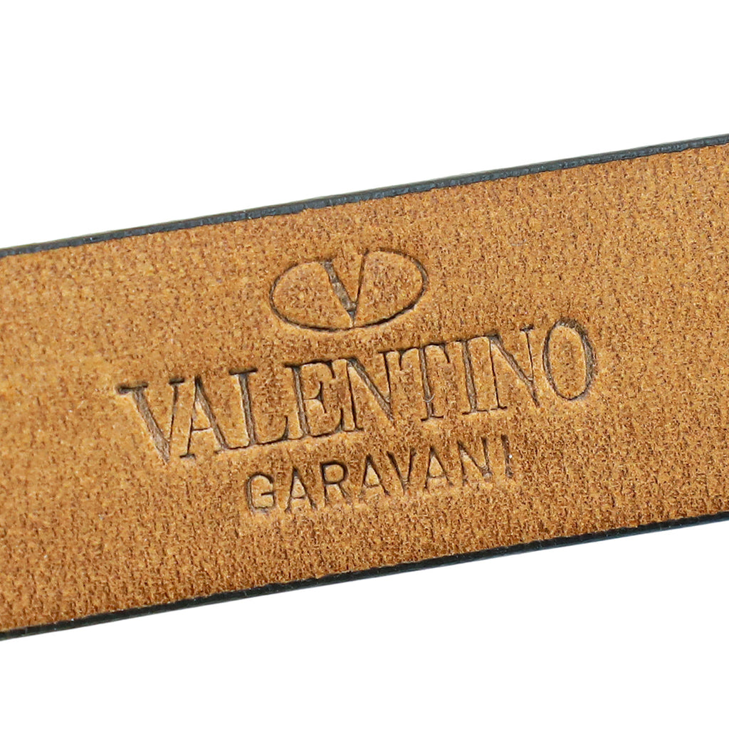 Valentino Green Rockstud Slim Belt 36