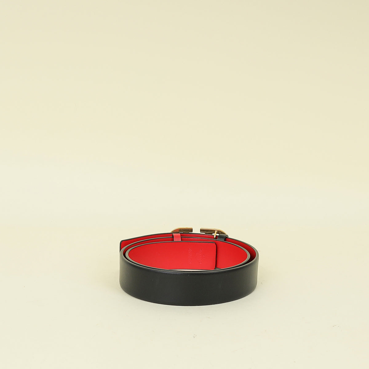 Valentino Bicolor Vlogo Buckle Reversible 30mm Belt 26