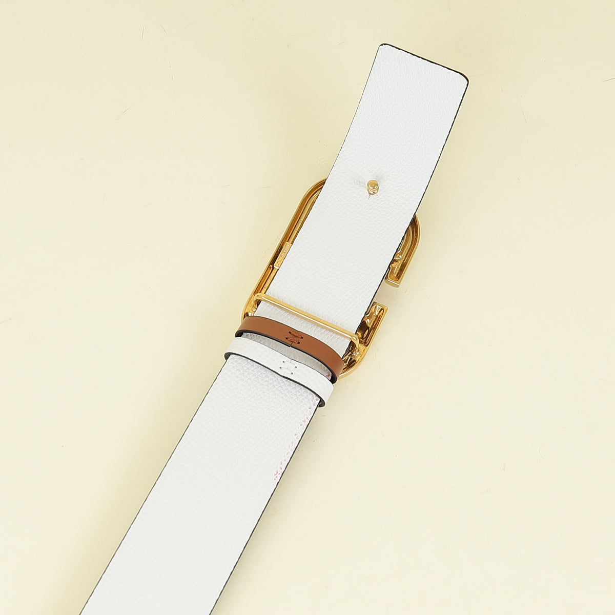 Valentino Bicolor Vlogo Buckle Reversible 40mm Belt 28