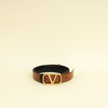 Valentino Bicolor Reversible Vlogo Signature Belt 34