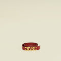 Valentino Red Vlogo Chain Belt 38