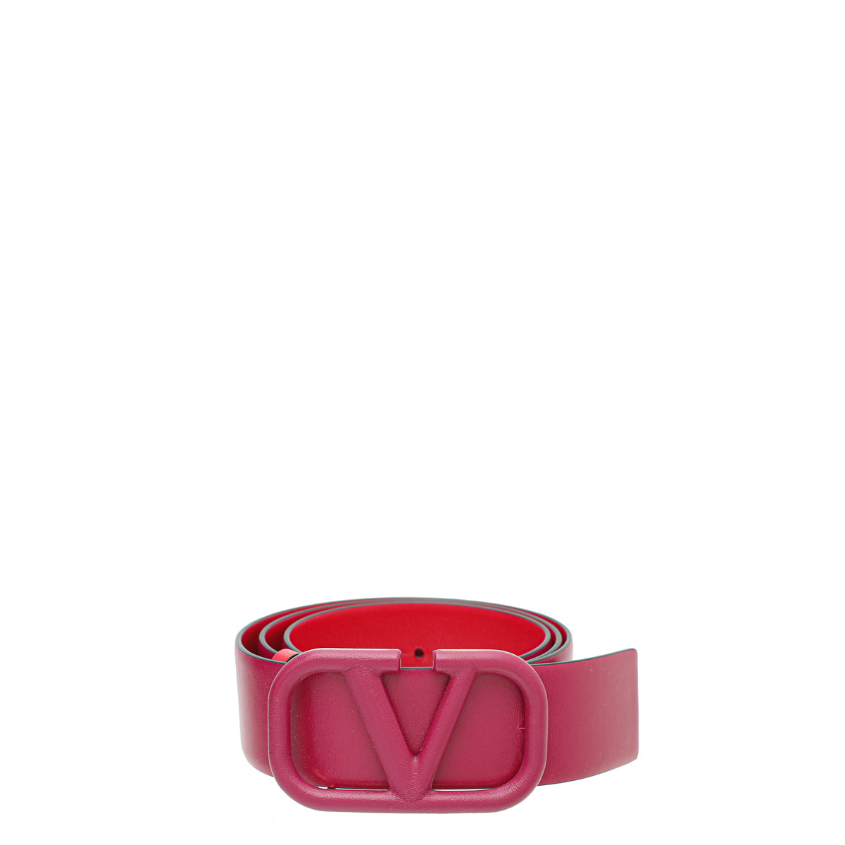 Valentino Reversible Tonal VLogo Buckle 40mm Belt