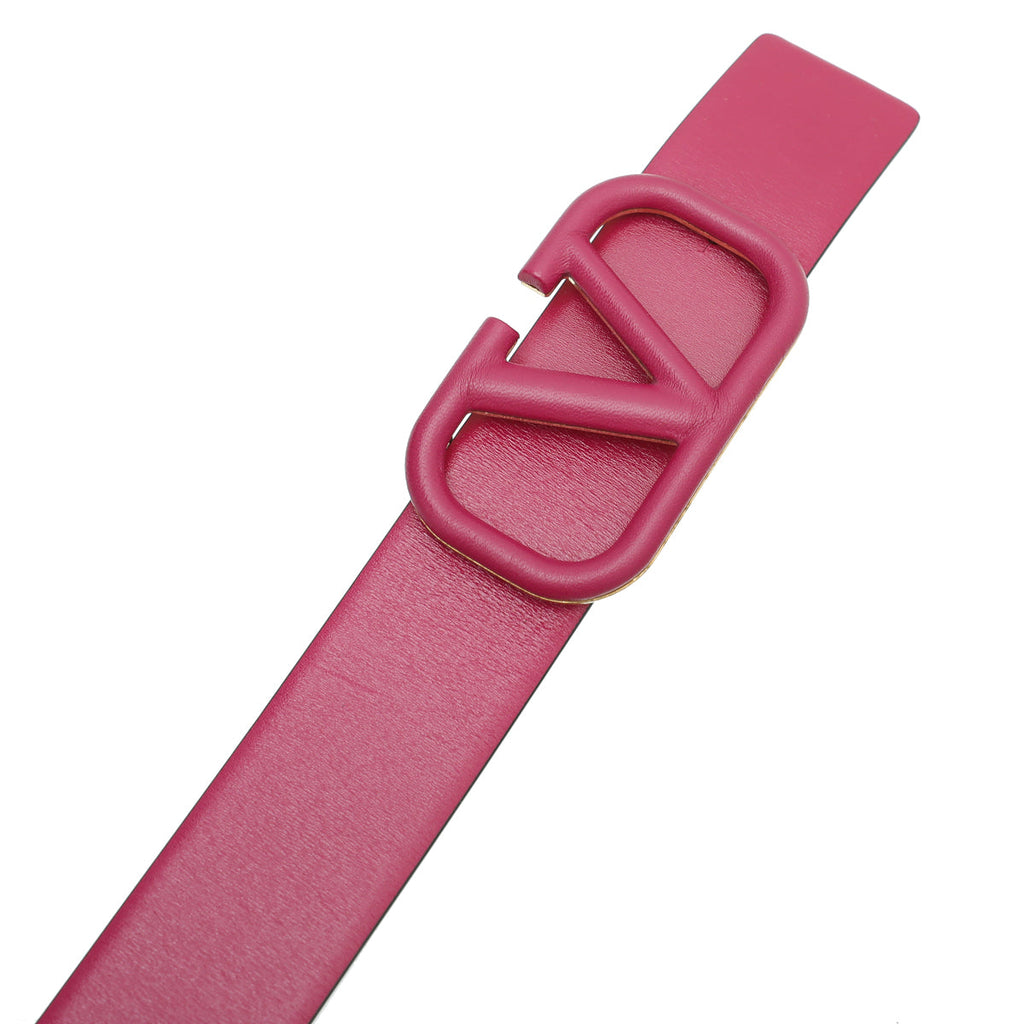 Valentino Reversible Tonal VLogo Buckle 40mm Belt