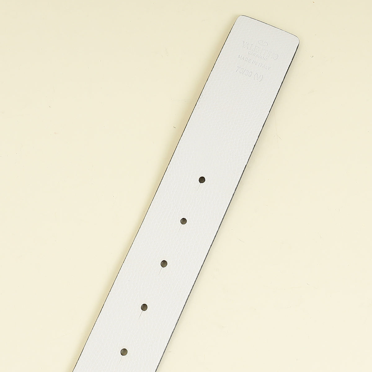 Valentino Bicolor Vlogo Buckle Reversible Belt 30