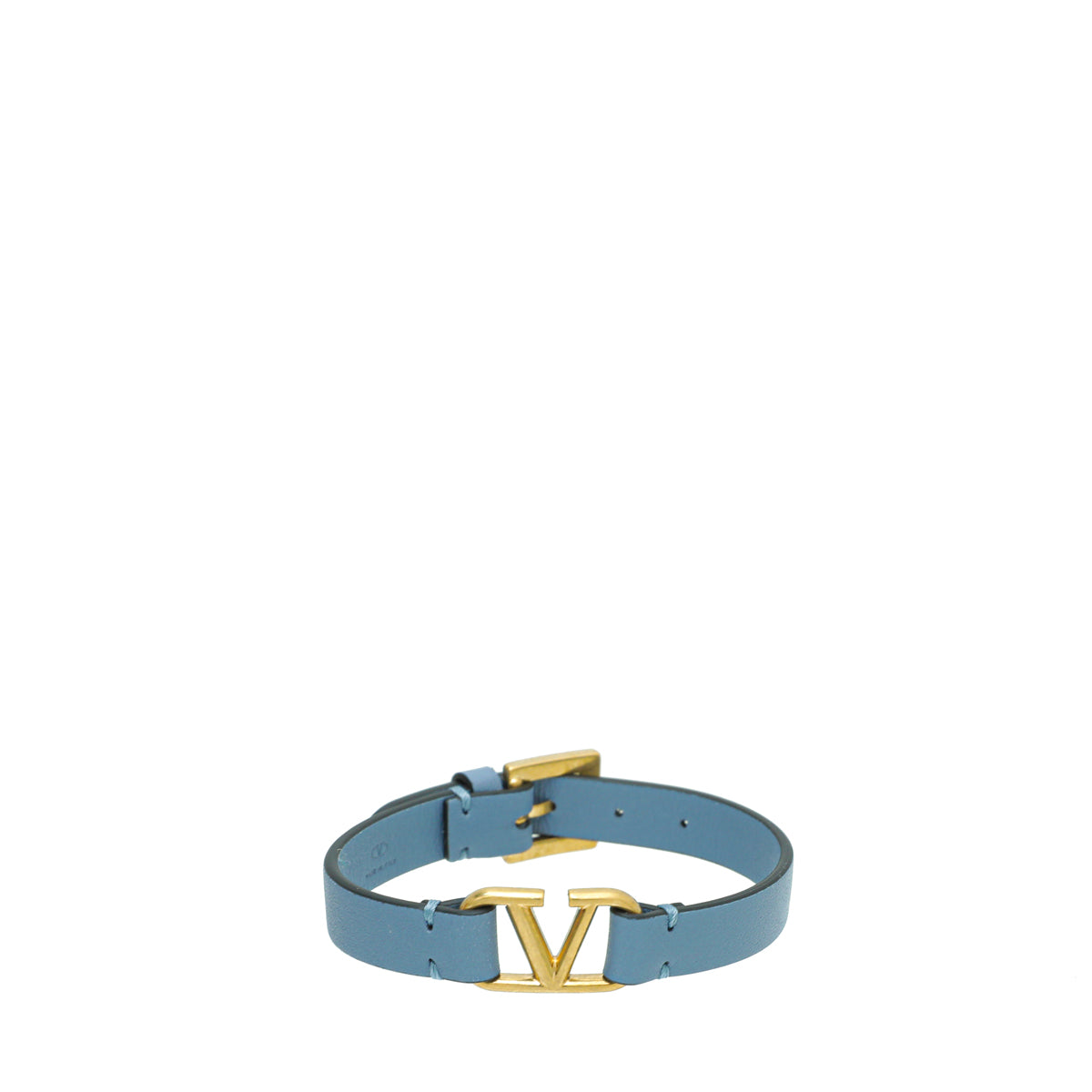 Valentino Grayish Blue VLogo Bracelet
