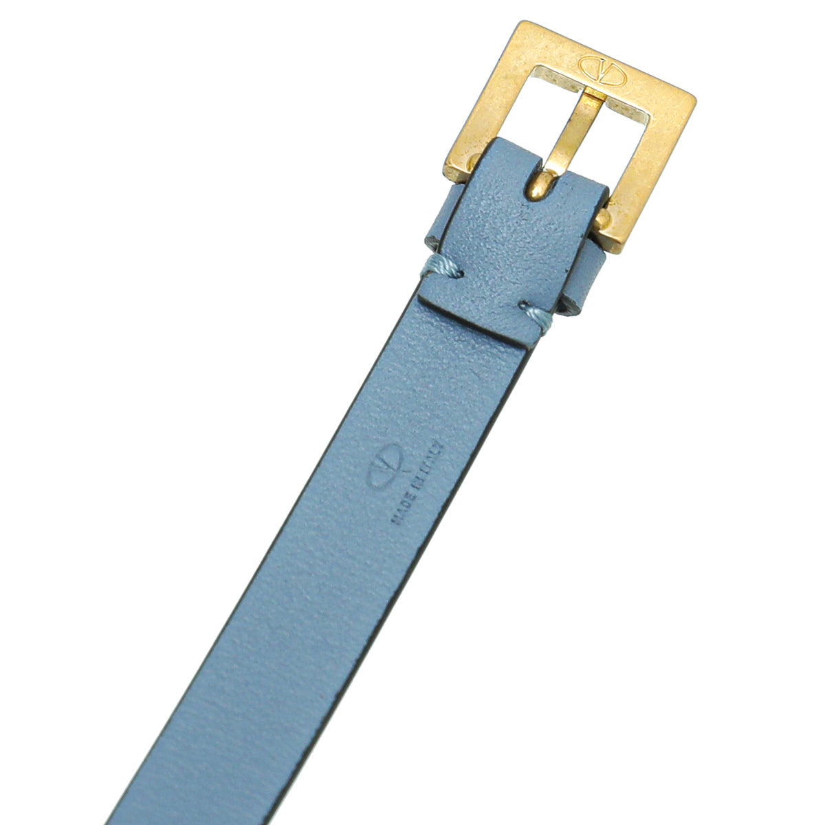 Valentino Grayish Blue VLogo Bracelet