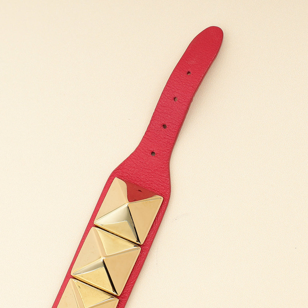 Valentino Hot Pink Rockstud Bracelet