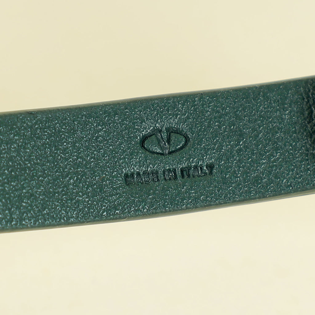 Valentino Dark Green Vlogo Bracelet