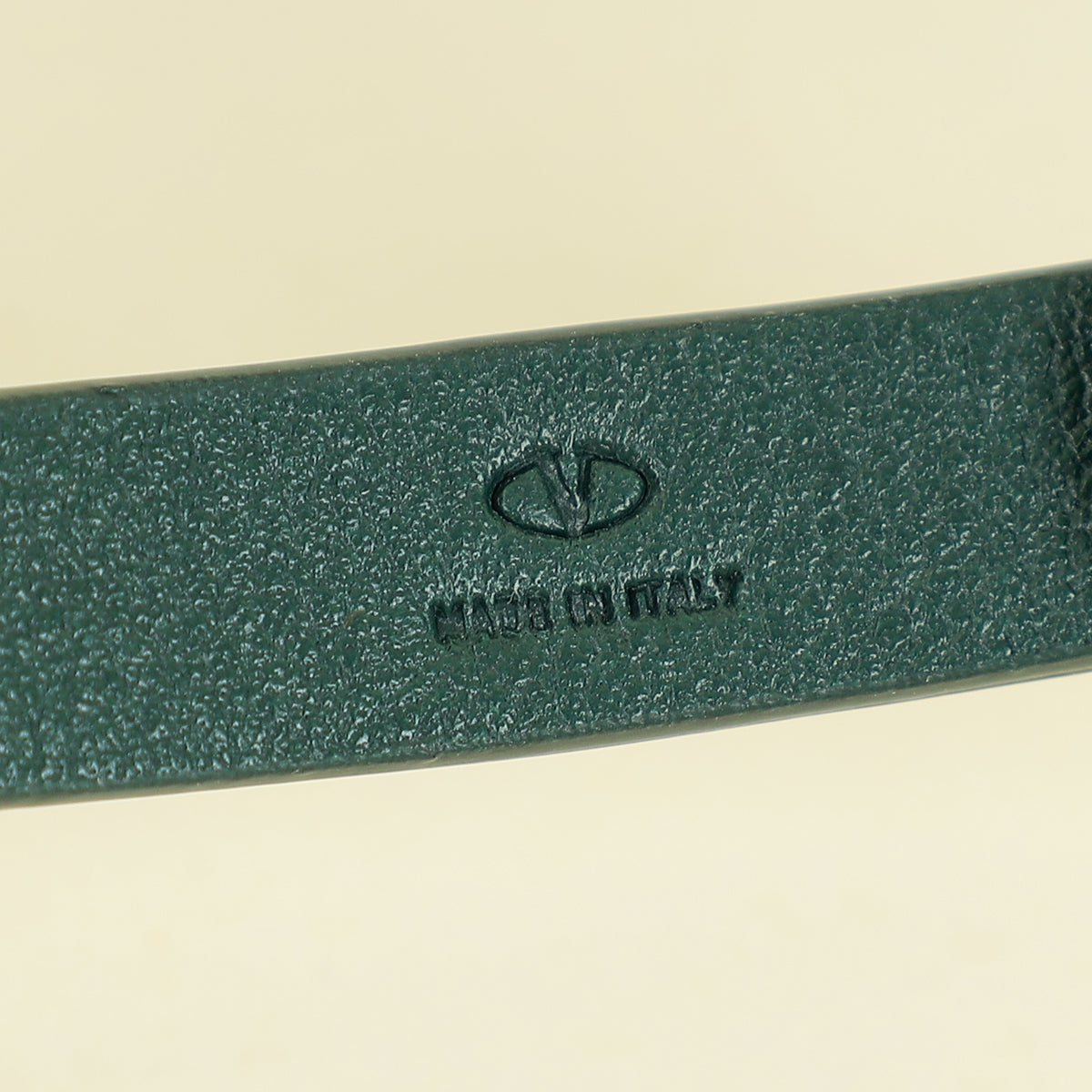Valentino Dark Green Vlogo Bracelet