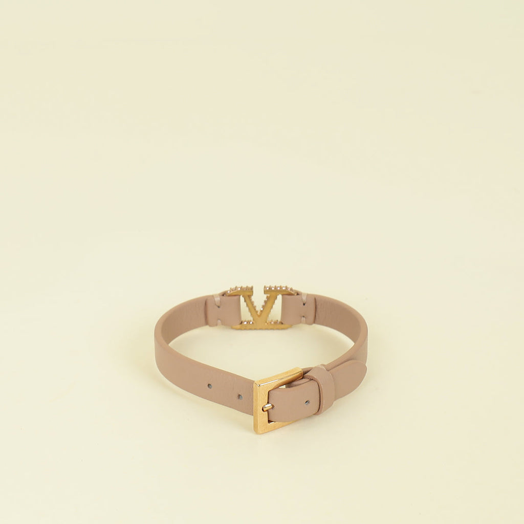 Valentino Poudre Vlogo Bracelet With Swarovski® Crystals