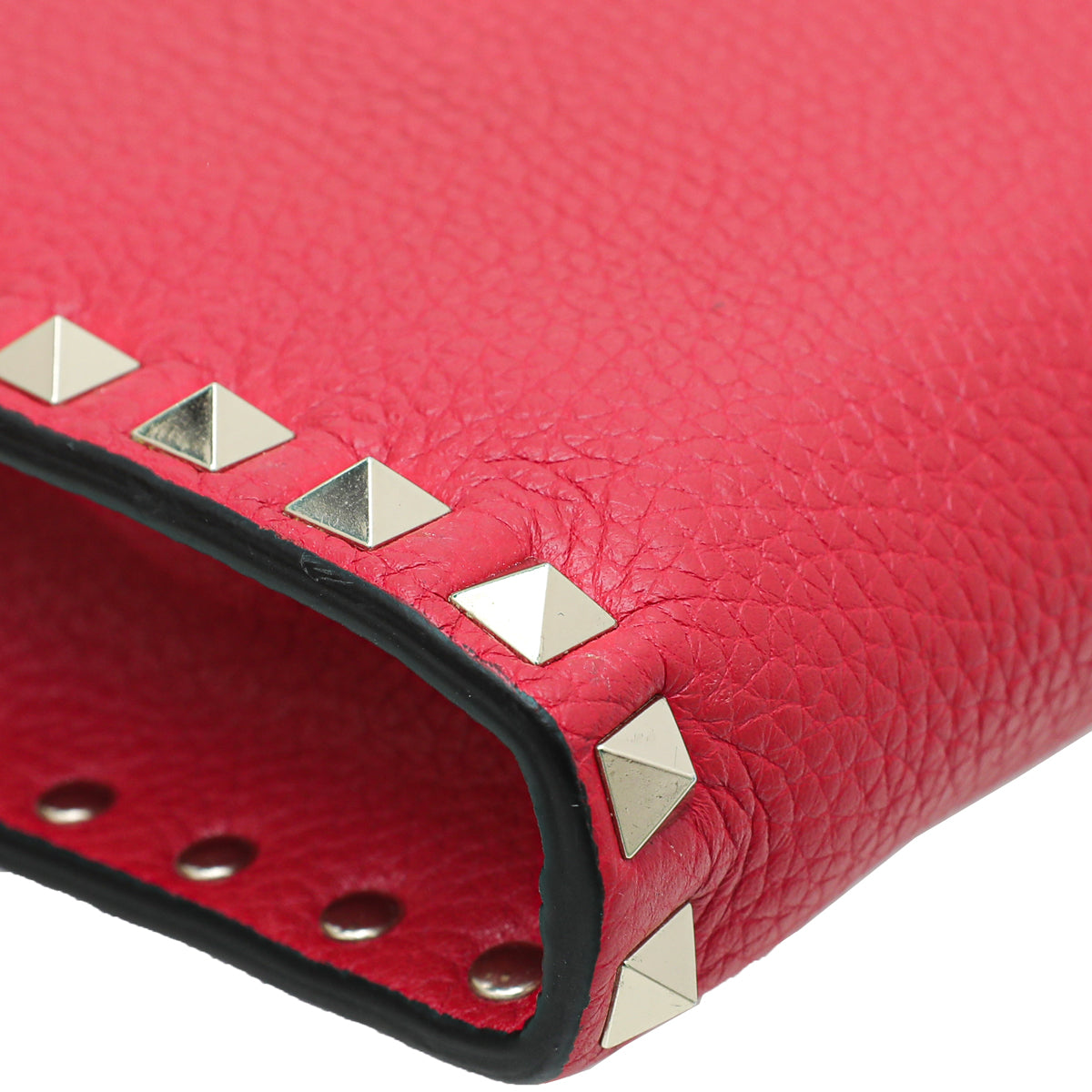 Valentino Red Rockstud Medium Pouch