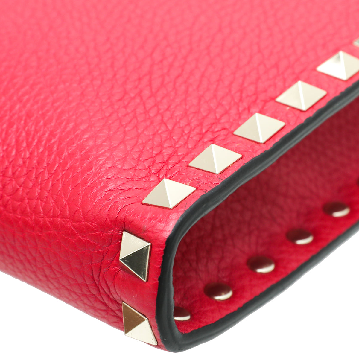 Valentino Red Rockstud Medium Pouch