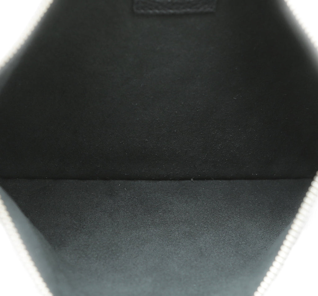 Valentino Black Rockstud Medium Zip Pouch