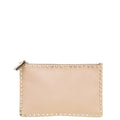 Valentino Light Pink Rockstud Flat Pouch
