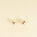 Valentino White Vlogo Pearl Earrings