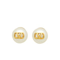 Valentino Gold VLogo Signature Pearl Earrings