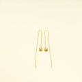 Valentino Gold Rockstud Drop Earrings