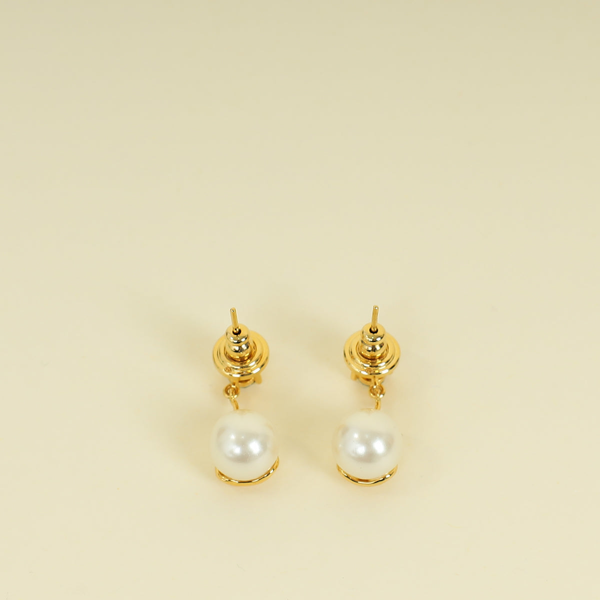 Valentino Gol VLogo Signature Faux-Pearl Earrings