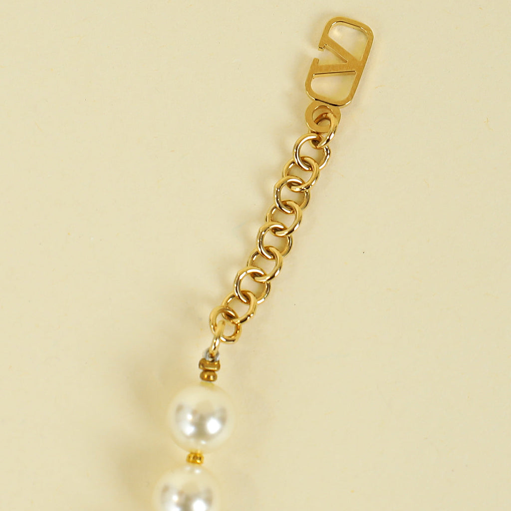 Valentino Vlogo Signature Pearl Necklace