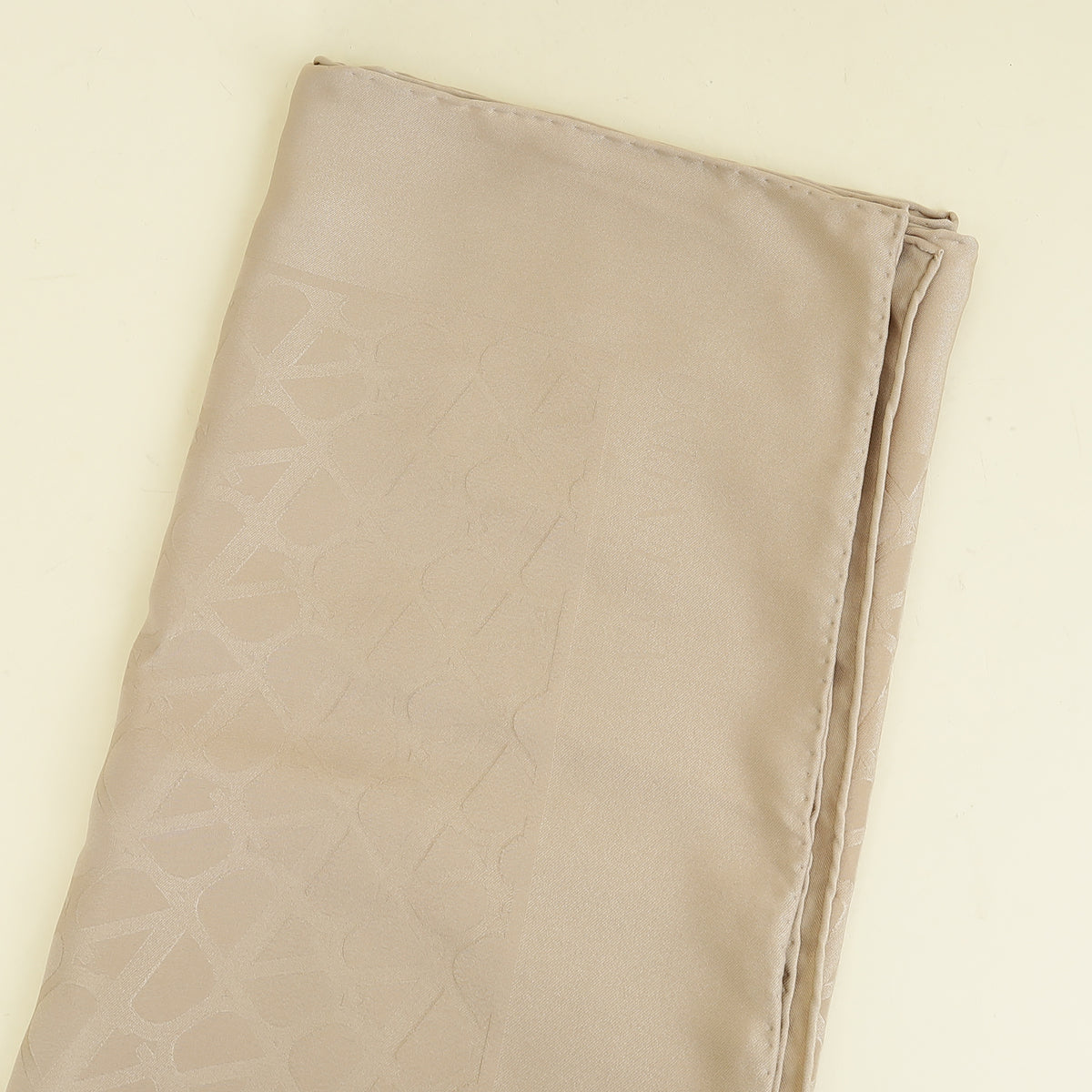 Valentino Golden Beige VLogo Signature Scarf