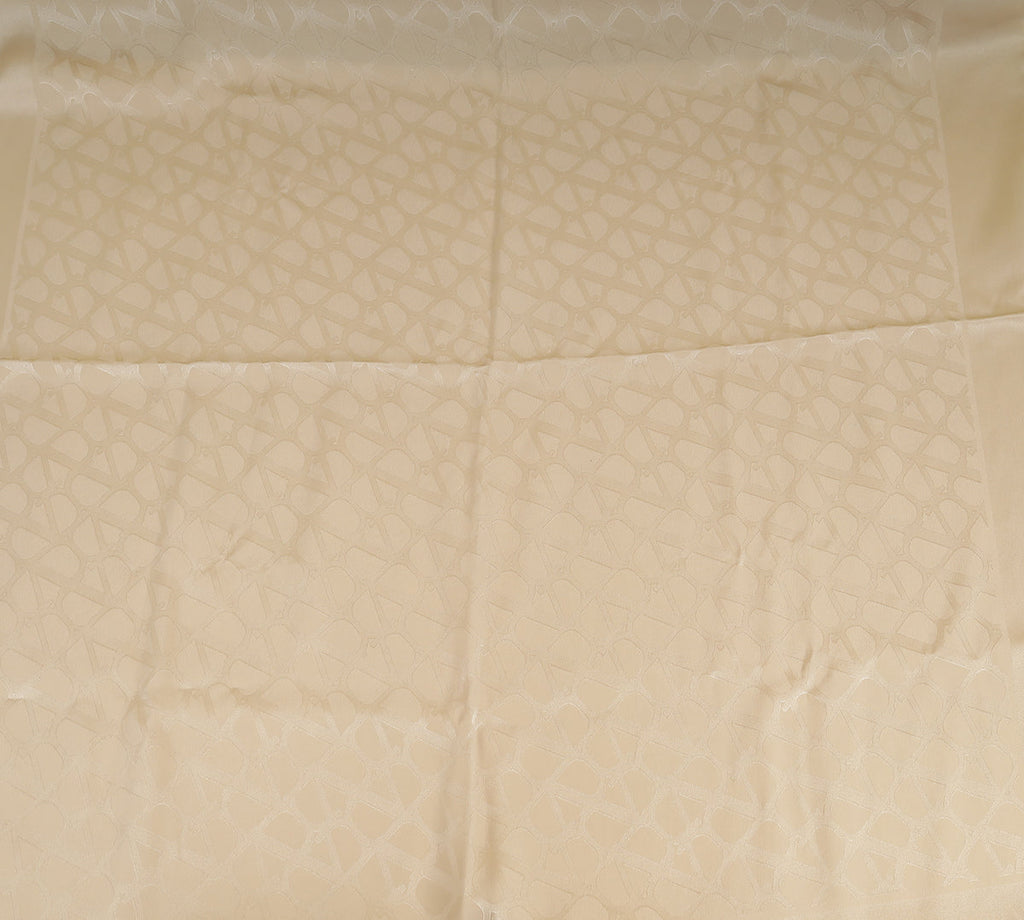 Valentino Golden Beige VLogo Signature Scarf