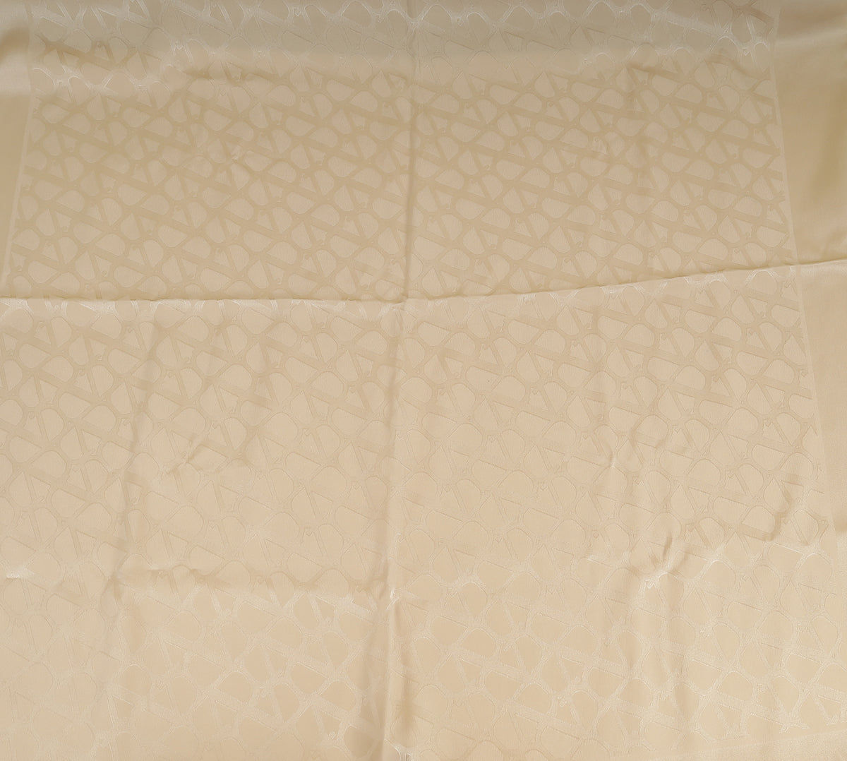 Valentino Golden Beige VLogo Signature Scarf