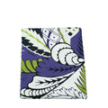 Valentino White Multicolor Fringed Floral Print Cotton-Twill Stole Scarf