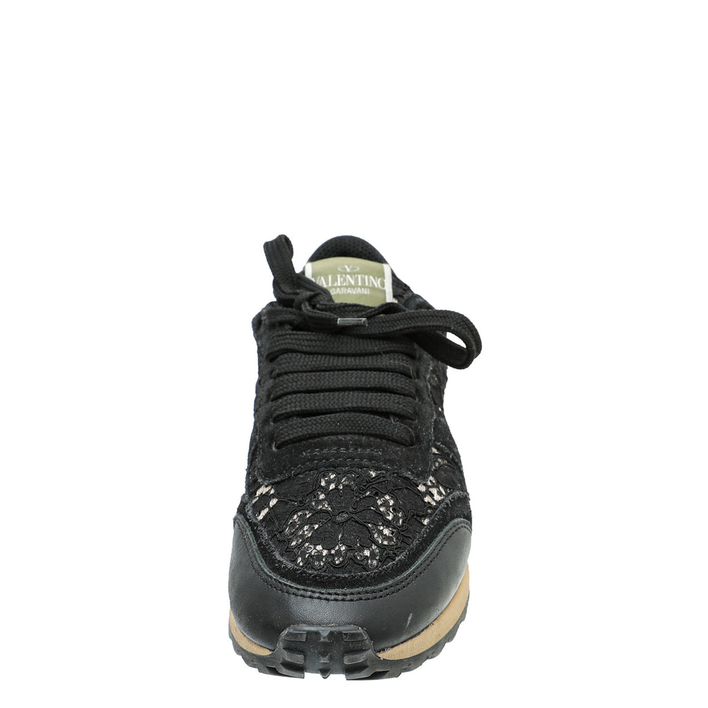 Valentino Tricolor Lace Rockrunner Sneakers 35
