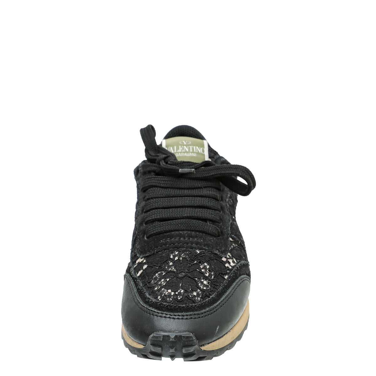 Valentino Tricolor Lace Rockrunner Sneakers 35