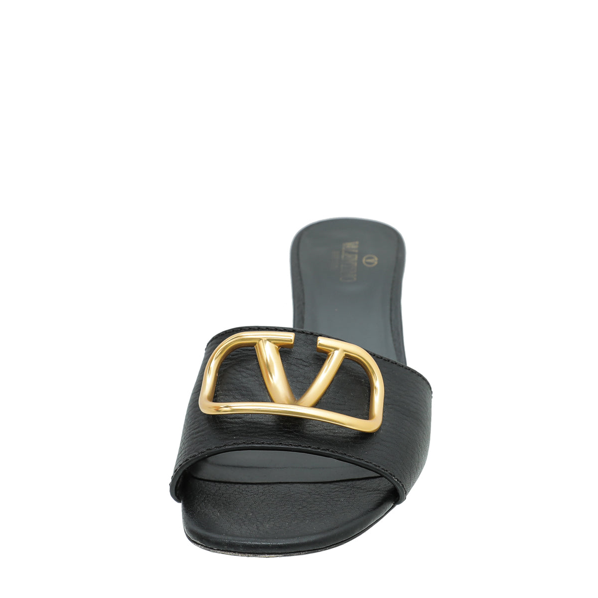 Valentino Black VLOGO Slide Mules 41