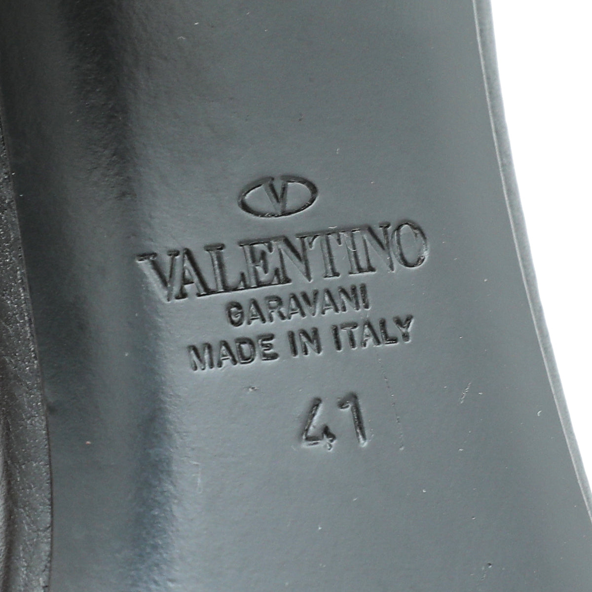 Valentino Black VLOGO Slide Mules 41