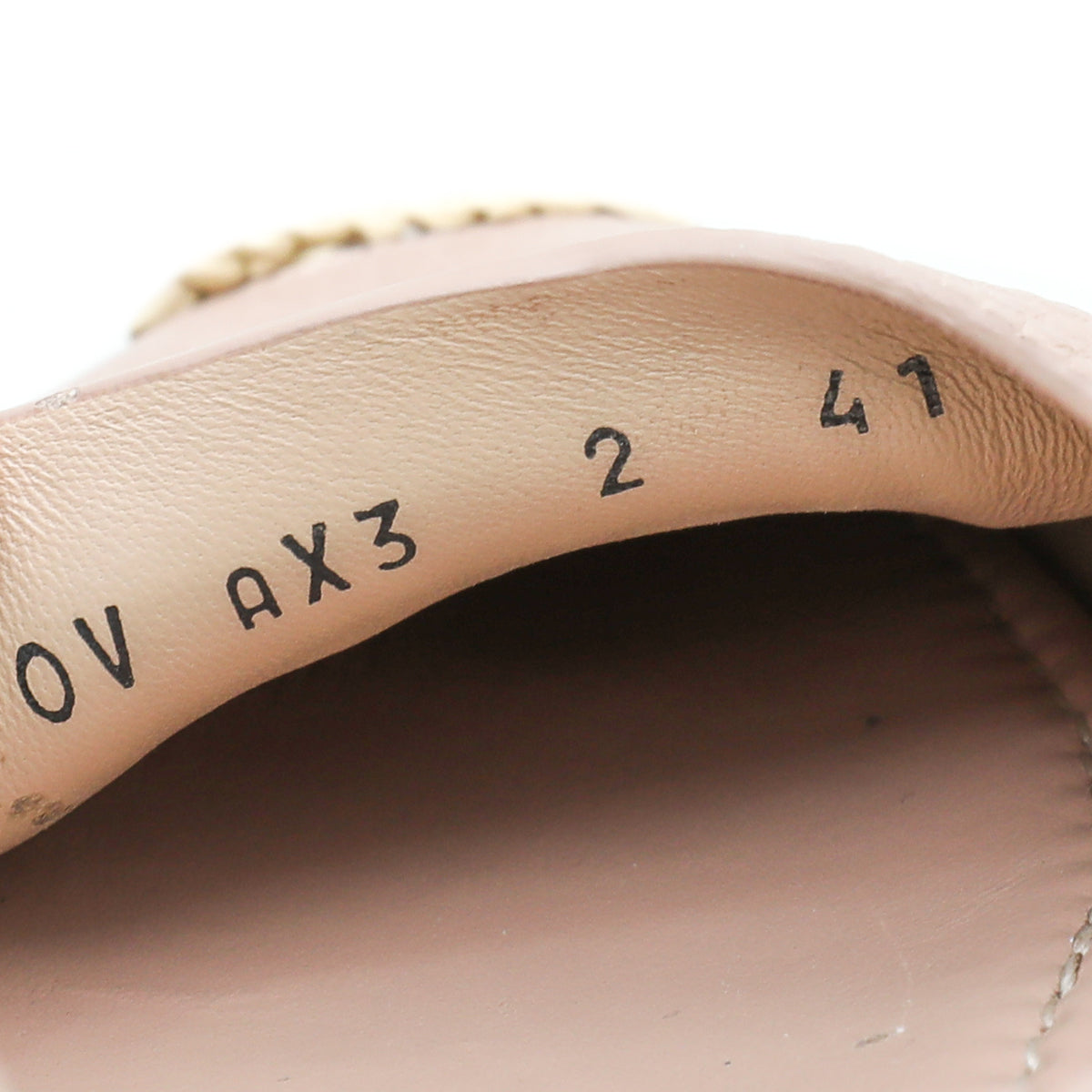Valentino Poudre Vlogo Flat Espadrille 41