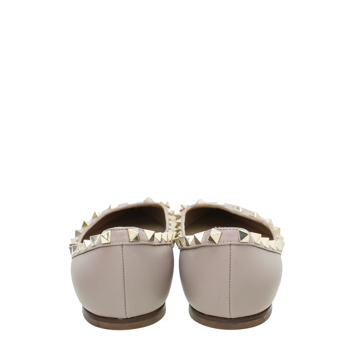 Valentino Poudre Rockstud Flat Ballet 37.5