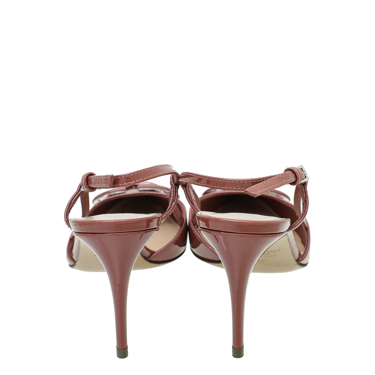 Valentino Old Rose VLOGO Slingback Pump 36