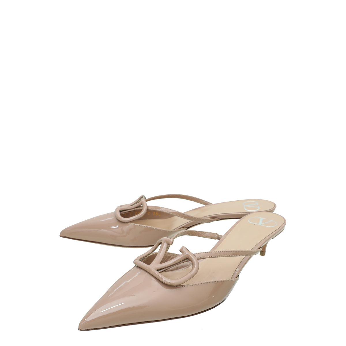 Valentino Nude VLogo 40 Mules 38.5