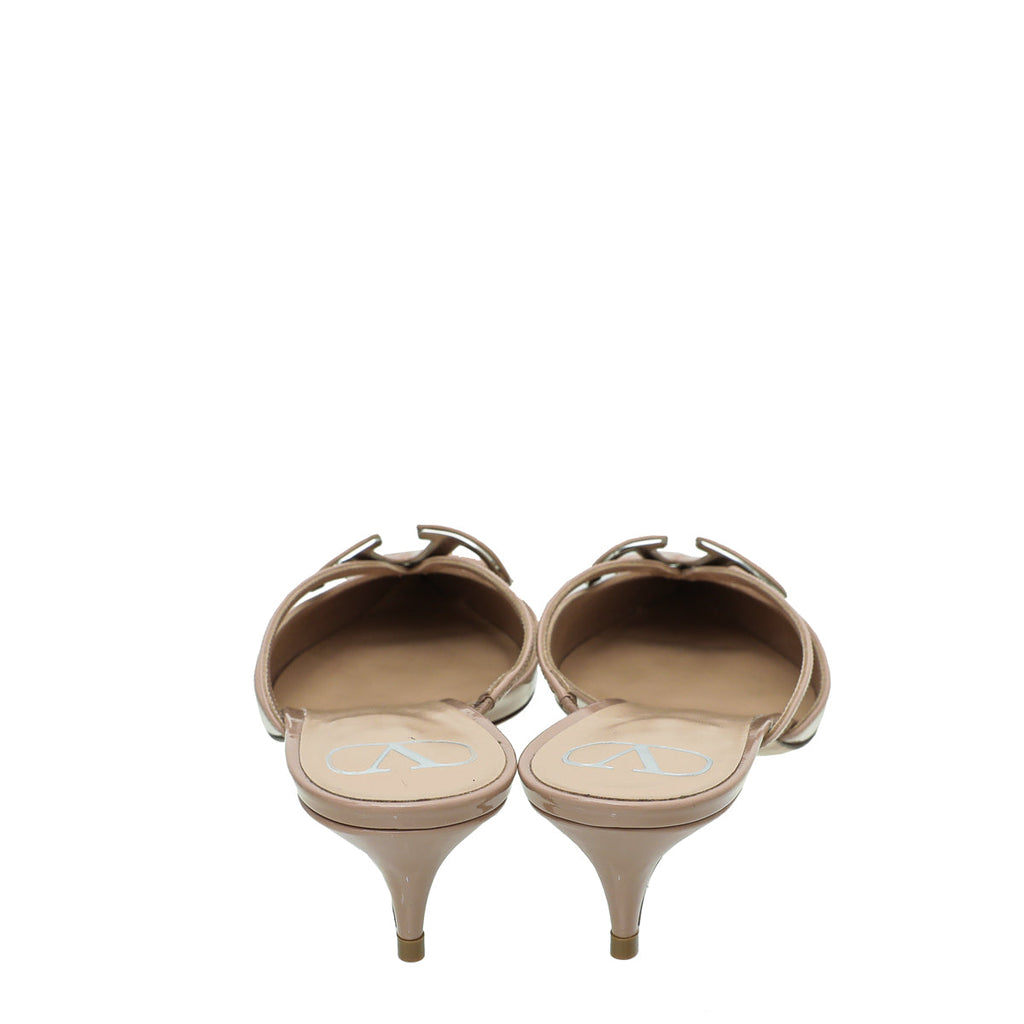 Valentino Nude VLogo 40 Mules 38.5
