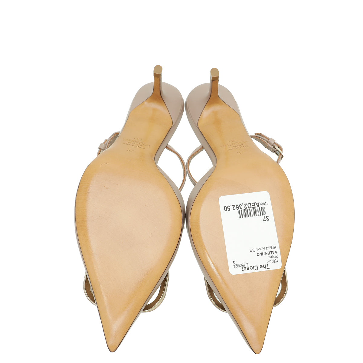 Valentino Poudre Vlogo Slingback Pump 37