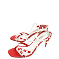 Valentino Bicolor Free Rockstud Crisscross Sandal 36.5