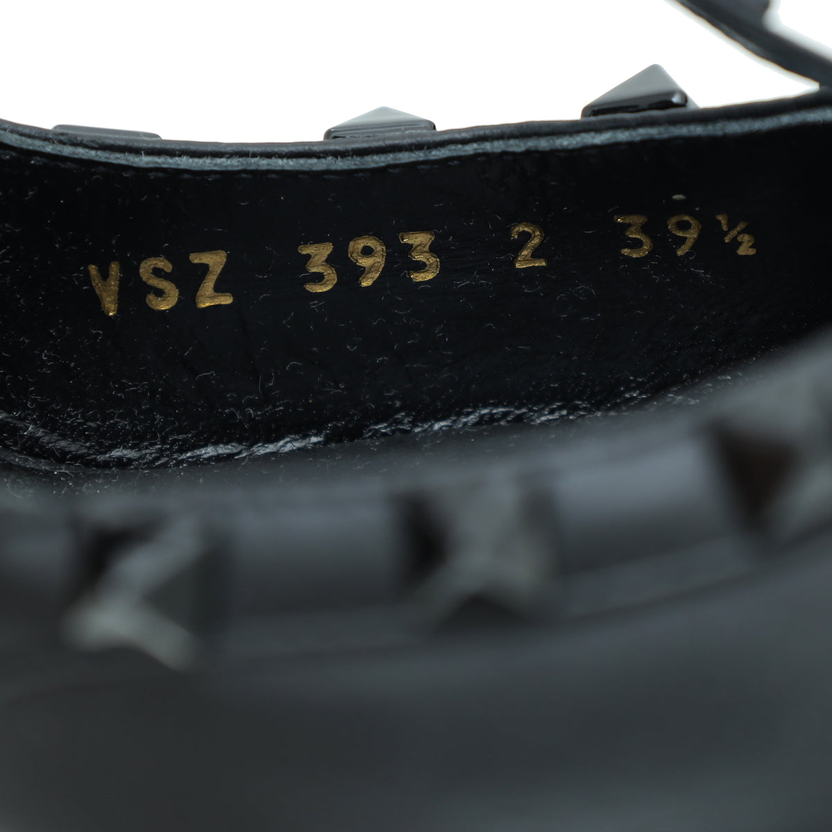 Valentino So Black Rockstud Caged Slingback 39.5
