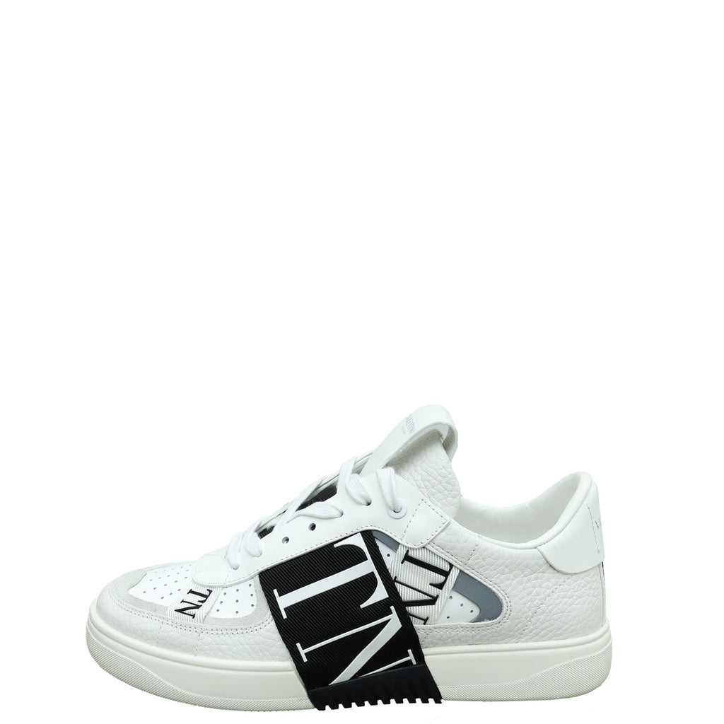 Valentino Bicolor VLTN Logo With Band Low Top Sneaker 39.5